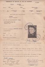 Certificate of Identity