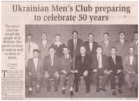 Ukrainian Men's Club Preparing to Celebrate 50 Years