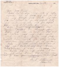 Letter (Joseph Kuna; Fred Otto)