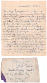 Letter (Joseph Kuna)