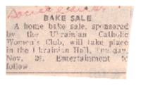 Bake Sale