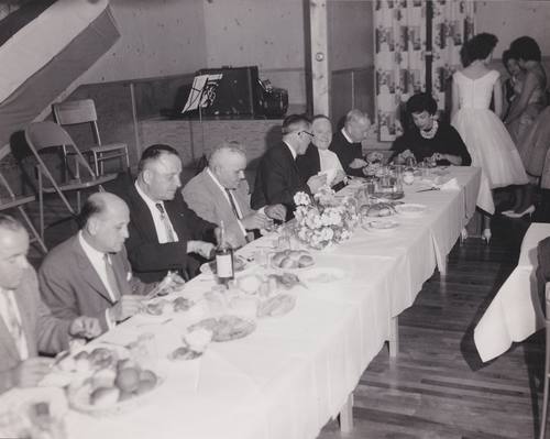 A celebration at the Croatian Hall.