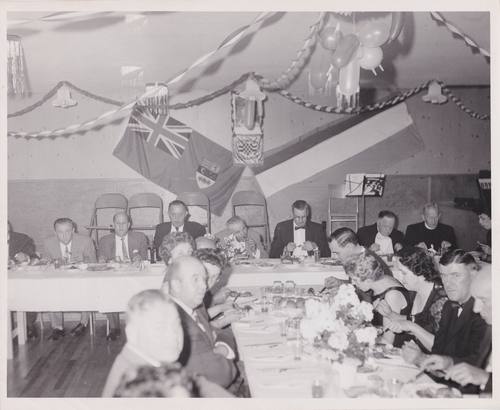 A celebration at the Croatian Hall.