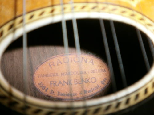 Tamburitza from the Croatian Tamburitza Orchestra preserved by the Markotich family.
