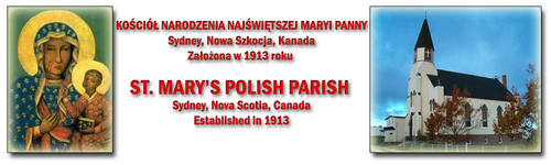 Webpage banner background image from stmaryspolishchurch.ca website.