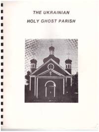 1. Pastor's Message 2. Greeting (Ukrainian) 3. Photographs of groups - including Barvinok 4. Meet Our Families 5. Index; Anniversary book for the 70th anniversary, including a letter from Rev. Yarema, and photographs of parishes and events.