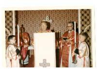 Photograph of sermon at Holy Ghost Ukrainian Catholic Parish.
