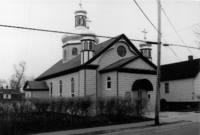 Photograph of the exterior of the church facing North-West.