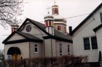 Photograph of the exterior of the Church, view North East.