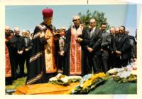 Photograph of Father Zarsky's funeral
