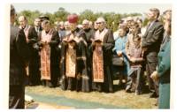 Photograph of a funeral service, Father Zarsky's funeral
