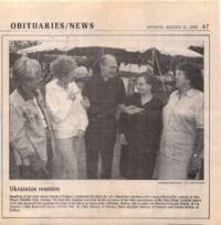 Newspaper clipping of Holy Ghost Parish on the 50th anniversary of the U.C.M.C