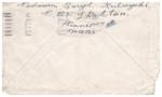 Envelope address to Joseph Kuna sent by Vasyl Kulcrycki in Winnipeg, MB