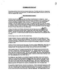 4 page genealogical study about the 'Yurczyszyn' family, which changed the last name for privacy and interpretation.