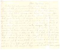 Part of Letter from Glace Bay written in Polish