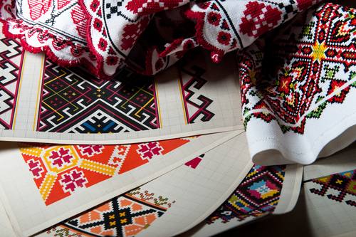 Cross-stitch, embroidery and other stitching is a strong part of Ukrainian traditional culture.