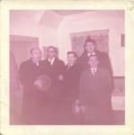 Male carollers at a house on Christmas (Julian Calendar)