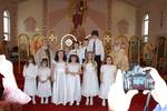 Photograph of First Communion at Holy Ghost Ukrainian Catholic Parish.