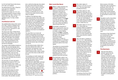 St. Mary's Polish Church Brochure Legal Size Page 001