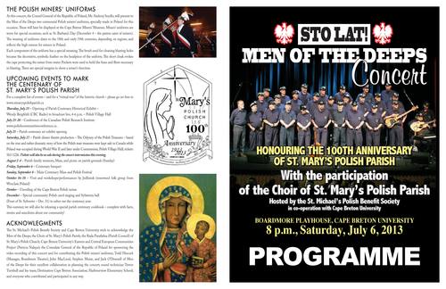 Polish Tribute Concert Programme page 001